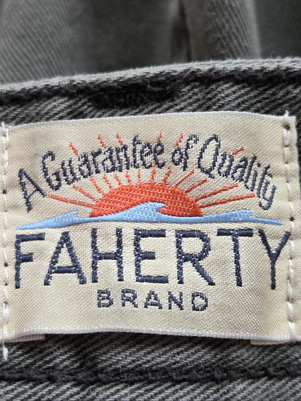 Faherty Brand Olive Green Chino Shorts Button Fly Casual Summer 30